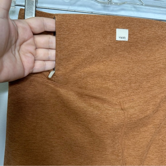 Vuori Women’s Clean Elevation Dreamknit Leggings In Hazelnut Heather Size M - Picture 11 of 13